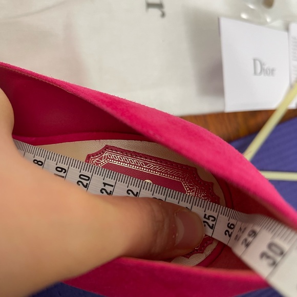 Christian Dior hot pink suede heels size 37 - Picture 14 of 16